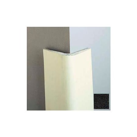 Pawling Black Epdm Rubber Corner Guard, 4" Wings, 8'H, Black, Epdm Rubber CG-2E-8-1